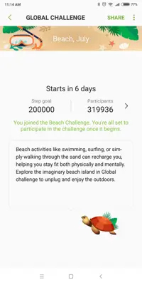 Samsung Health android App screenshot 5